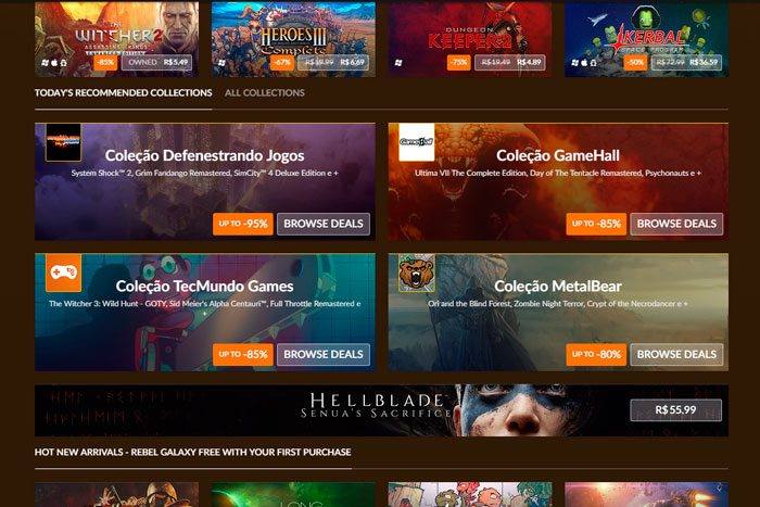 Promoção de Férias GOG 2017, o que comprar?