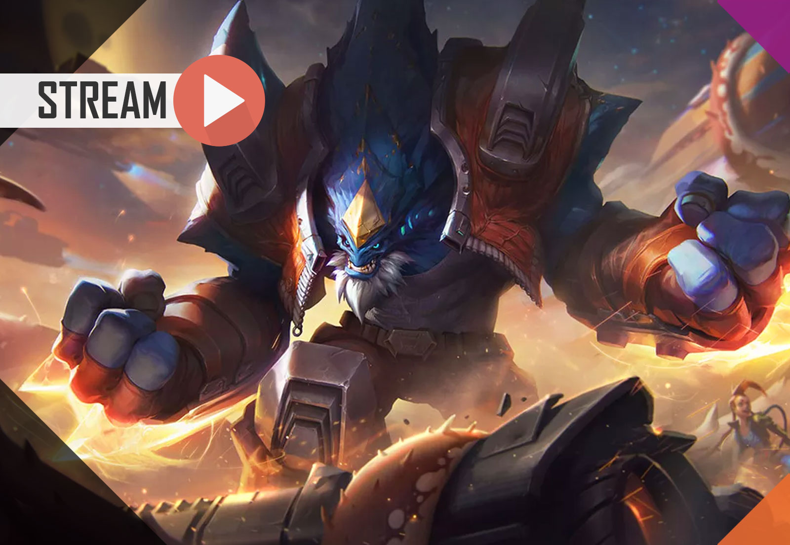 League of Legends (Duo) – Malphite e Garen x Riven e Zed